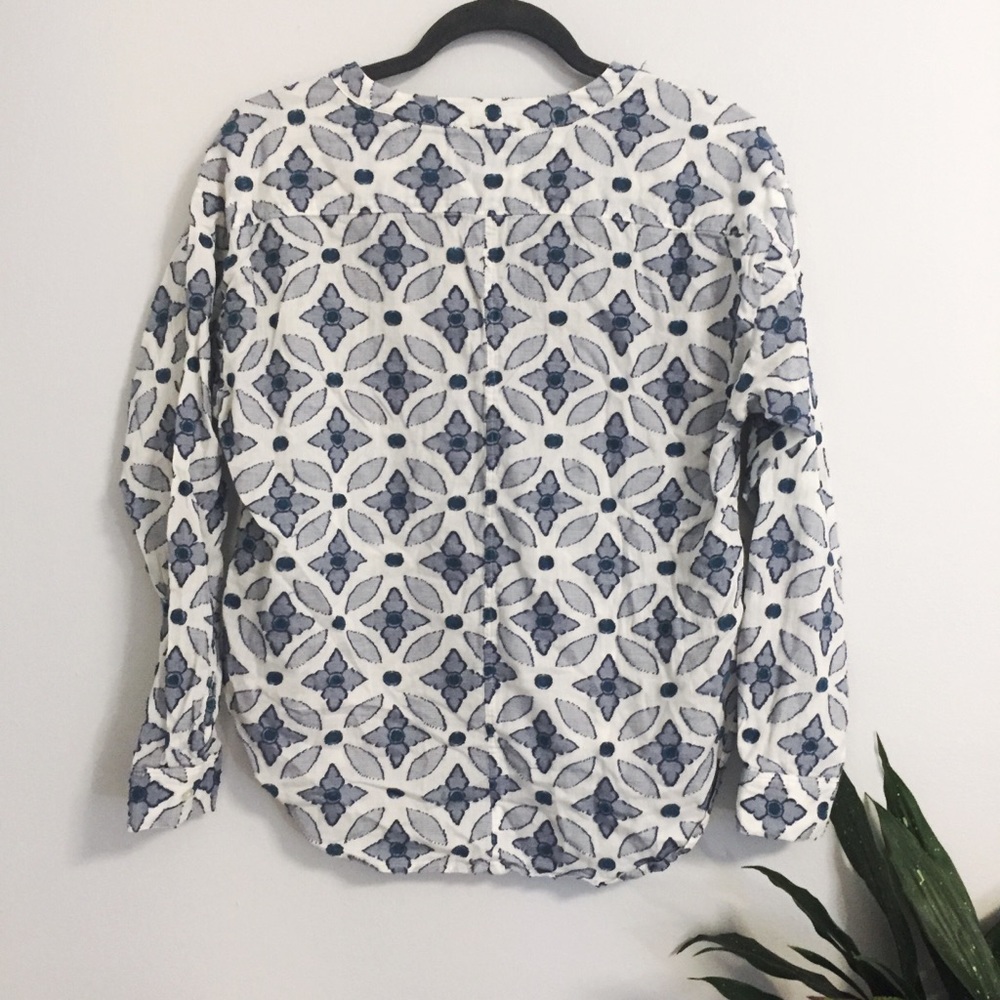 Loft Woven Pattern Top - image 3